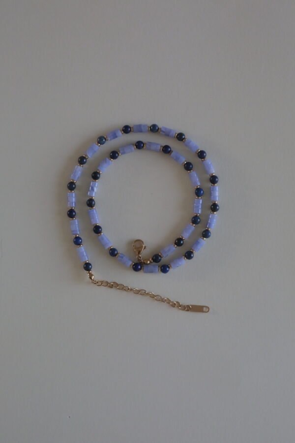 18k Gold-Plated Azure Tide Bead Necklace